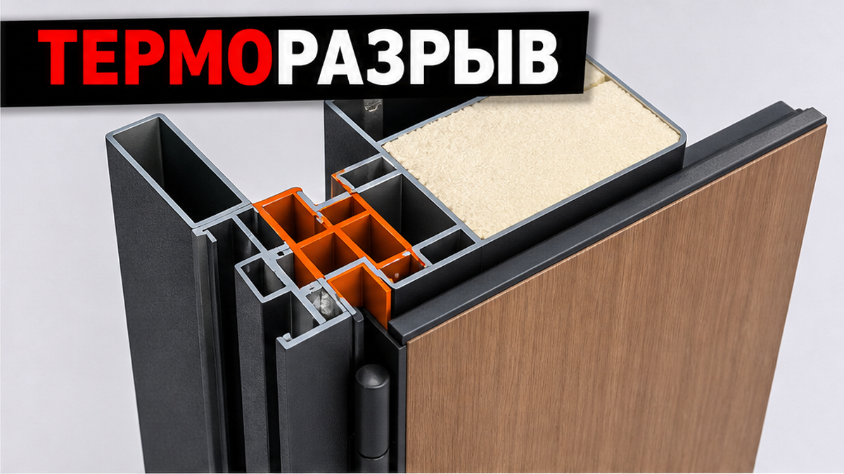 Схема терморазрыва входной двери