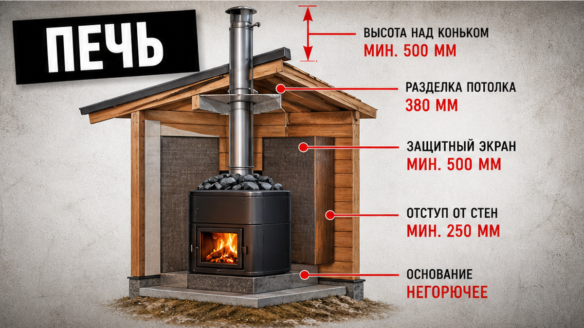 Планировка парной, мойки и комнаты отдыха