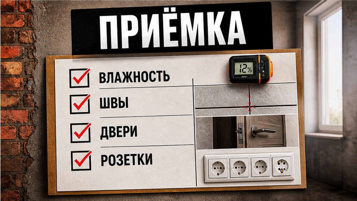 Чек-лист приемки чистовой